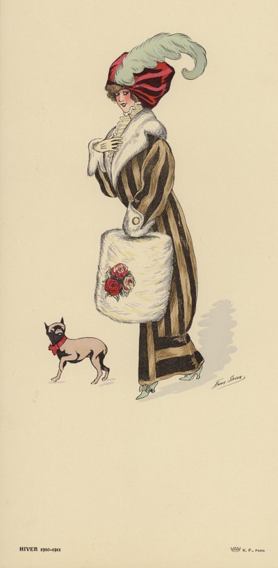 1910-1911 kış modası by Xavier Sager