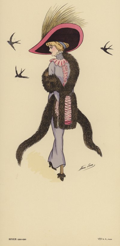 1910-1911 kış modası by Xavier Sager