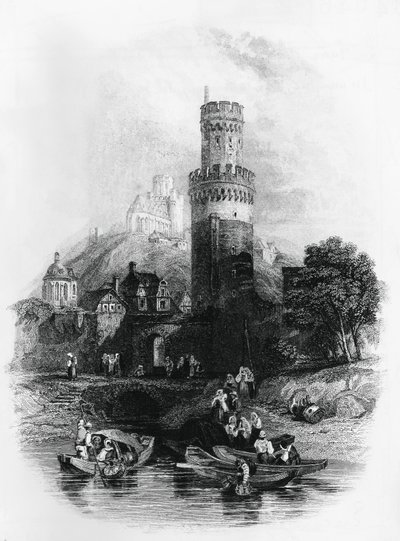 Xavier De Maistre'nin (1763-1852) romanı Aosta'dan Leper için resim, gravür by Xavier de Maistre
