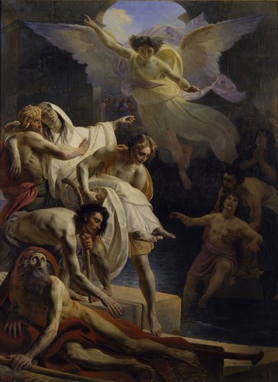 Siloam Havuzunda Şifa, 1845 by Yakov Fyodorovich Kapkov