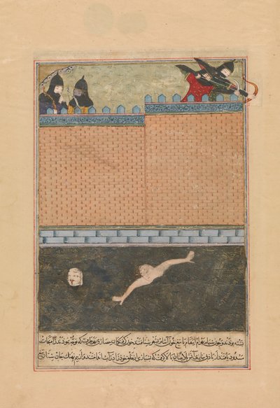 Bağdat Kuşatması, Zafarnama'nın Dağıtılmış bir kopyasından Folio..., 839 AHAD Haziran-Temmuz 1436 by Ya