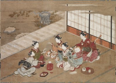 El Oyunu Oynamak, c. 1760. by Yasumasa Hasegawa