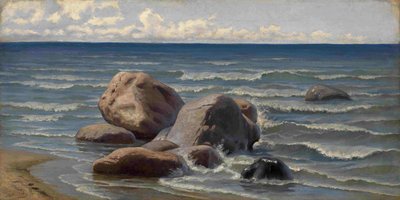 Deniz manzarası by Yefim Yefimovich Volkov