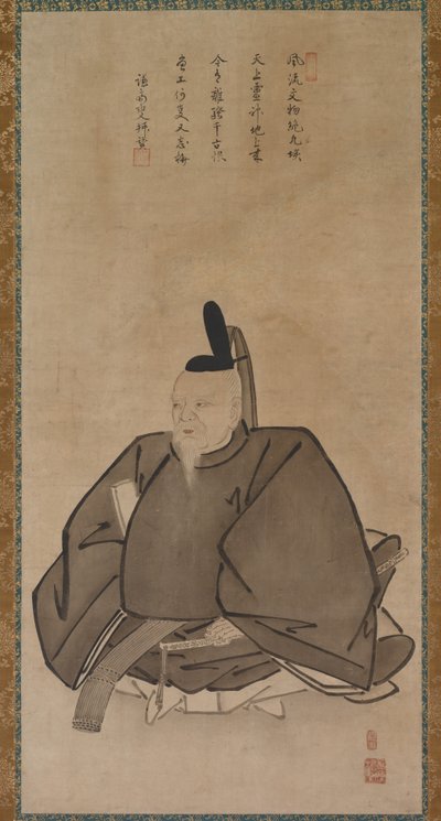 Sugawara Michizane'nin portresi, 1400'lerin sonundan 1500'lerin başına kadar. by Yōgetsu