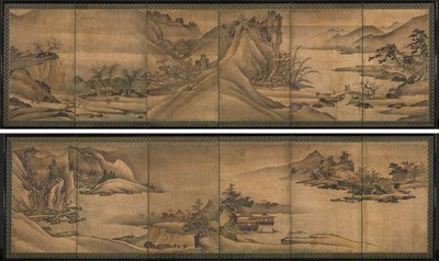 Dört Mevsim Manzarası by Yi Sumun (Korean, b. c. 1404)