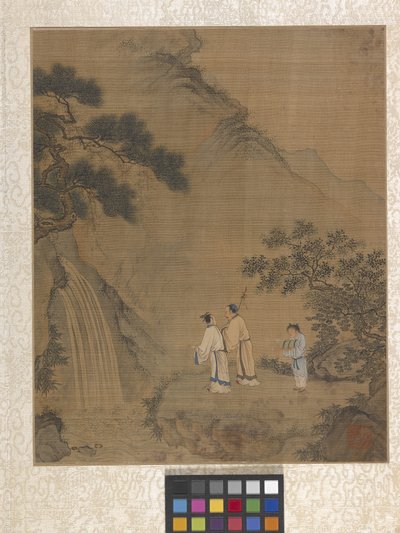 Albüm Bahçe Manzarası (kağıt üzerine mürekkep) by Ying Qiu