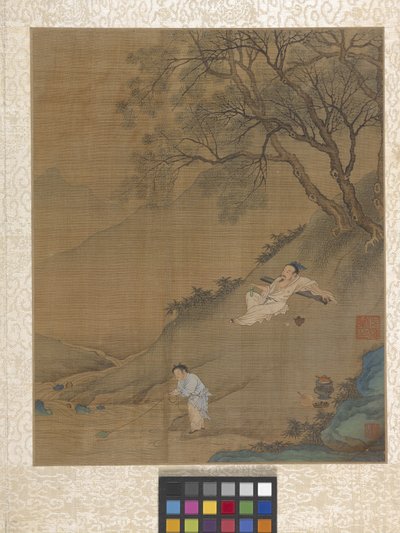 Albüm Bahçe Manzarası (kağıt üzerine mürekkep) by Ying Qiu