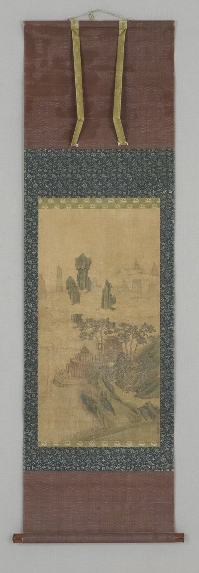 Manzara (kağıt üzerinde mürekkep ve renk) by Ying Qiu