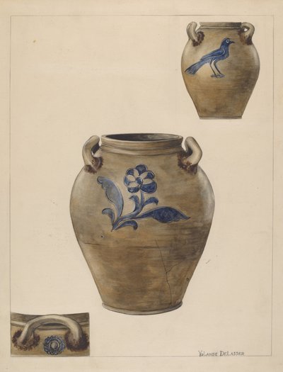 çömlek, c. 1936. by Yolande Delasser