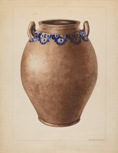 çömlek, c. 1937. by Yolande Delasser