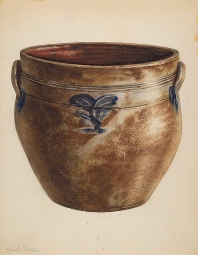 çömlek, c. 1937. by Yolande Delasser