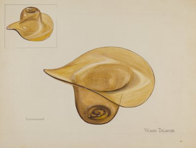 Cam Şapka, c. 1936. by Yolande Delasser