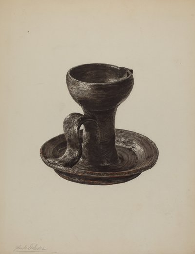 Gres Lambası, c. 1939. by Yolande Delasser