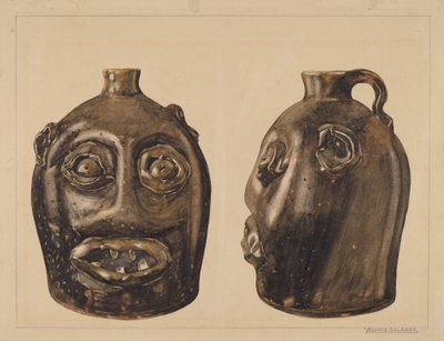 Grotesk Sürahi, c. 1936. by Yolande Delasser