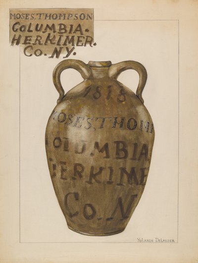 Sürahi, ç. 1936. by Yolande Delasser