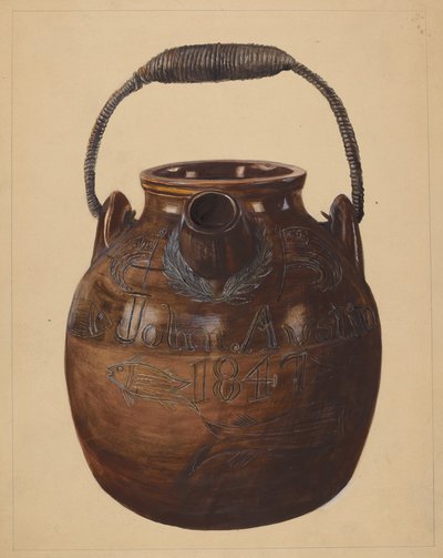 Hamur için Sürahi, c. 1936. by Yolande Delasser