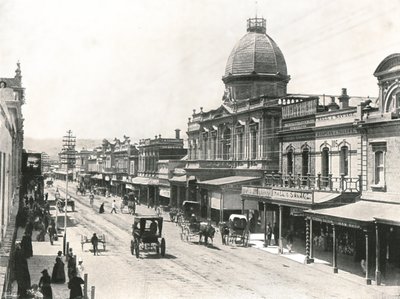 Rundle Caddesi, Adelaide, Avustralya, 1895. by York and Son