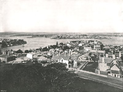 North Shore'dan görünüm, Sidney, Avustralya, 1895. by York and Son