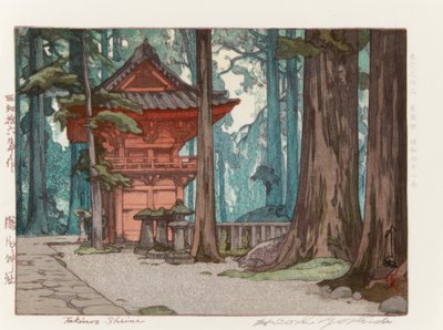 Takinoo Tapınağı by Yoshida Hiroshi