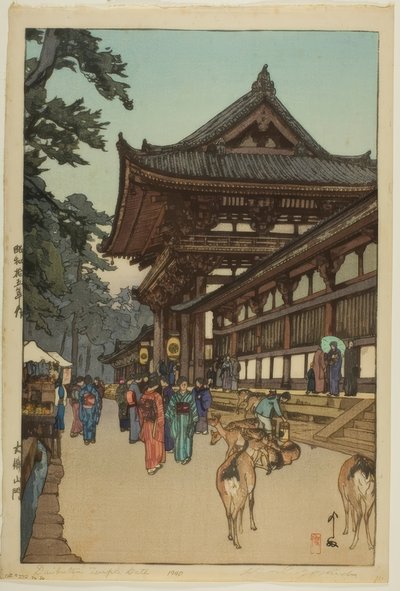 Daibutsu Tapınağı Kapısı by Yoshida Hiroshi