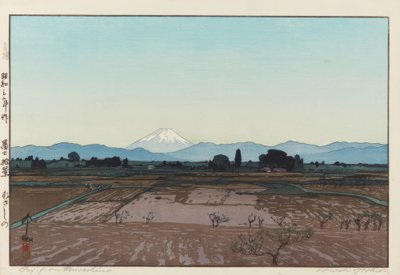 Musashino konumundan Fuji by Yoshida Hiroshi