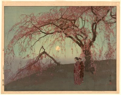 Kumoi Kiraz Ağaçları (Kumoi sakura) by Yoshida Hiroshi