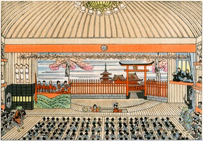 Geleneksel Japon tiyatrosu: Dönen platformuyla Tokyo