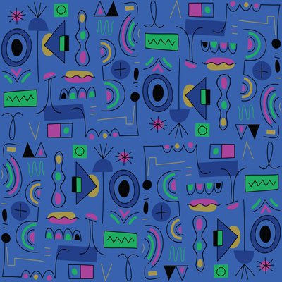 Dikişsiz desen, 2018 vektör grafiği by Yulia Drobova