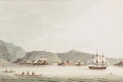 1803-06 Yıllarında Bir Dünya Turu'ndan İllüstrasyon, Neva Gemisinde, 1814 by Yuri Fyodorovich Lisyansky
