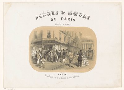 Yayıncı Wild in Paris Scenes & moeurs de Paris tarafından dış görünüm (nesne üzerinde seri başlığı) by Yves