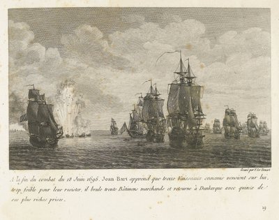Treffen tussen eski vloot onder Jan Bart en een Hollandse vloot, 1696 18 Haziran 1696
