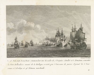 Treffen tussen eski vloot onder Jan Bart en een Hollandse vloot, 1696 18 Haziran 1696
