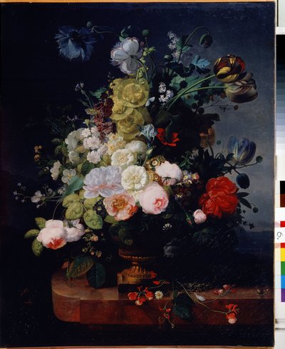 ""Çiçek Buketi"" Tablosu Zachee Prevost (1797-1861) 1787 Devlet Müzesi Arkhangelskoye Estate, Moskova by Zachée Prévost