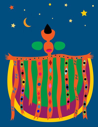 Gece AFRİKA, 2019 (dijital) by Sabina Nedelcheva Williams