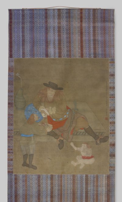 Üç batılının tablosu by Zhang Rulin