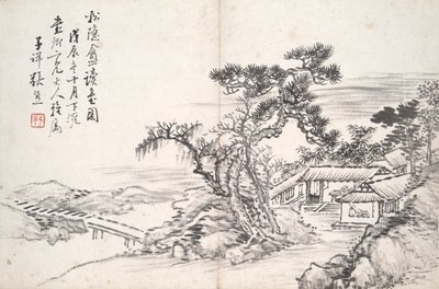 Tenha Çam Stüdyosunda Okuma (Song yin an) by Zhang Xiong