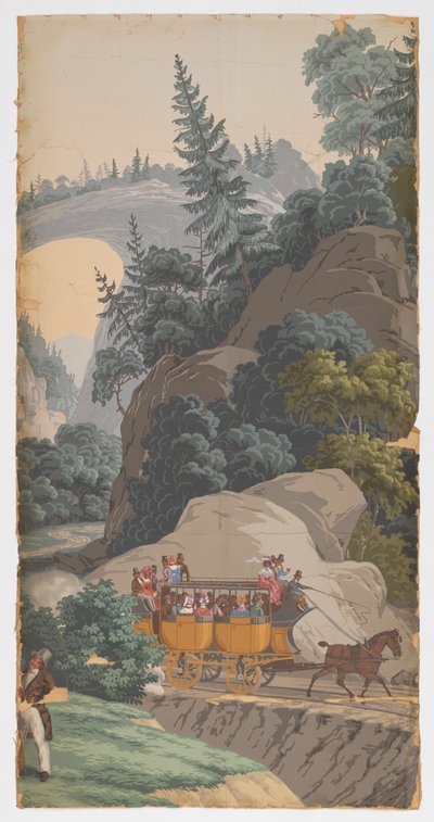 Manzaralı Amerika by Zuber and Cie, Rixheim, Alsace