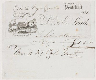 Tarım Veteriner Hekimliği Veteriner faturası by Frederick (attr. to) Barnard
