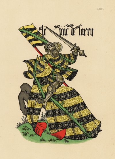 Albert III Cesur, Saksonya Dükü, Duc de Saxe by John Pardon