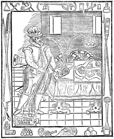 Alessandro Capo Bianco, İtalyan askeri mühendis by Ferdinand Georg Waldmuller