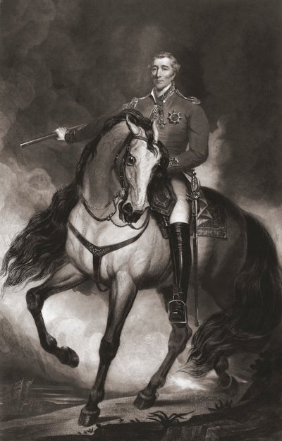 Arthur Wellesley, Wellington Dükü, binicilik portresi by . .