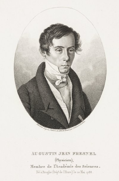 Augustin Jean Fresnel, Fransız fizikçi by Frederick (attr. to) Barnard