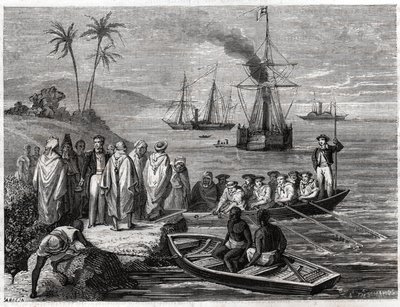 Kablo telgraf denizaltısı. Telgraf denizaltı kablosu. by Frederick (attr. to) Barnard