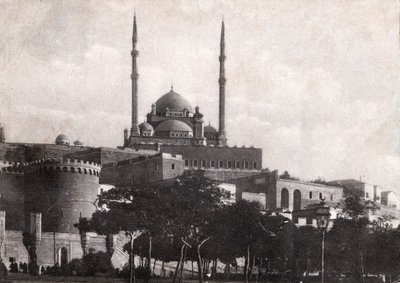 Kahire, Selahaddin Kalesi (Mısır). 1920 dolaylarında (s/b fotoğraf) by . .