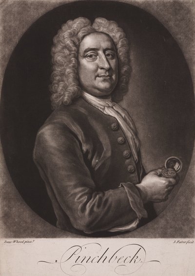 Christopher Pinchbeck, İngiliz saatçi ve oyuncakçı, c 1725 by Frederick (attr. to) Barnard