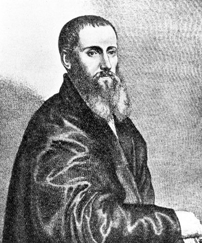 Daniel Barbaro, İtalyan perspektivist by Ferdinand Georg Waldmuller