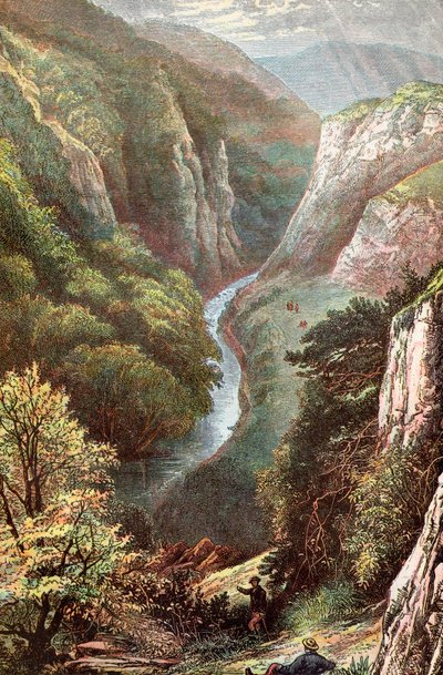 Dovedale, Peak District, Derbyshire, İngiltere, by . .