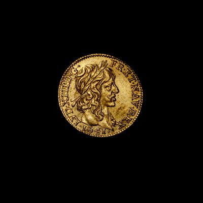 Louis XIII tasvir eden Fransız Sikkesi by Hippolyte Lalaise Devéria