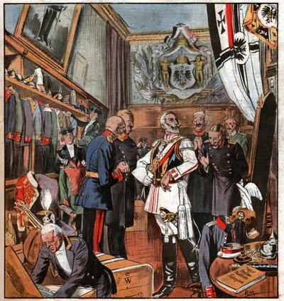 Guillaume II. Wilhelm II. by Ferdinand Georg Waldmuller
