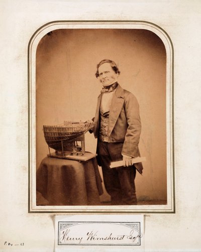 Henry Wimshurst, İngiliz mühendis by Ferdinand Georg Waldmuller